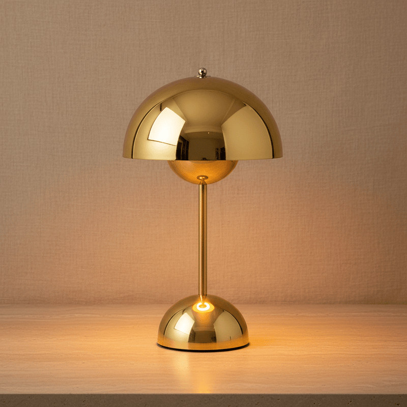 Zaevia Luna Cordless Mushroom Lamp - Table Lamp | Zaevia