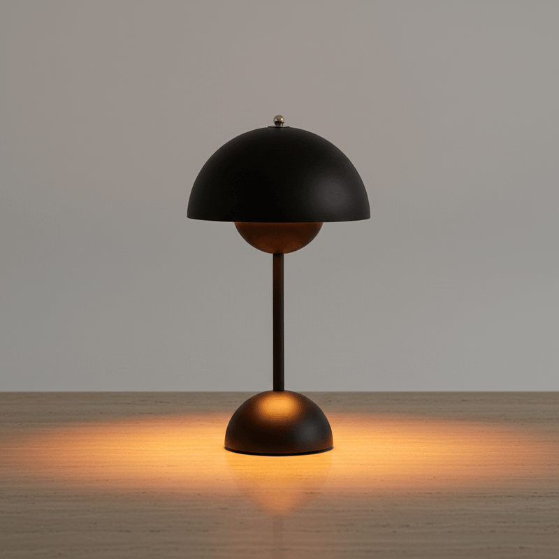 Zaevia Luna Cordless Mushroom Lamp - Table Lamp | Zaevia
