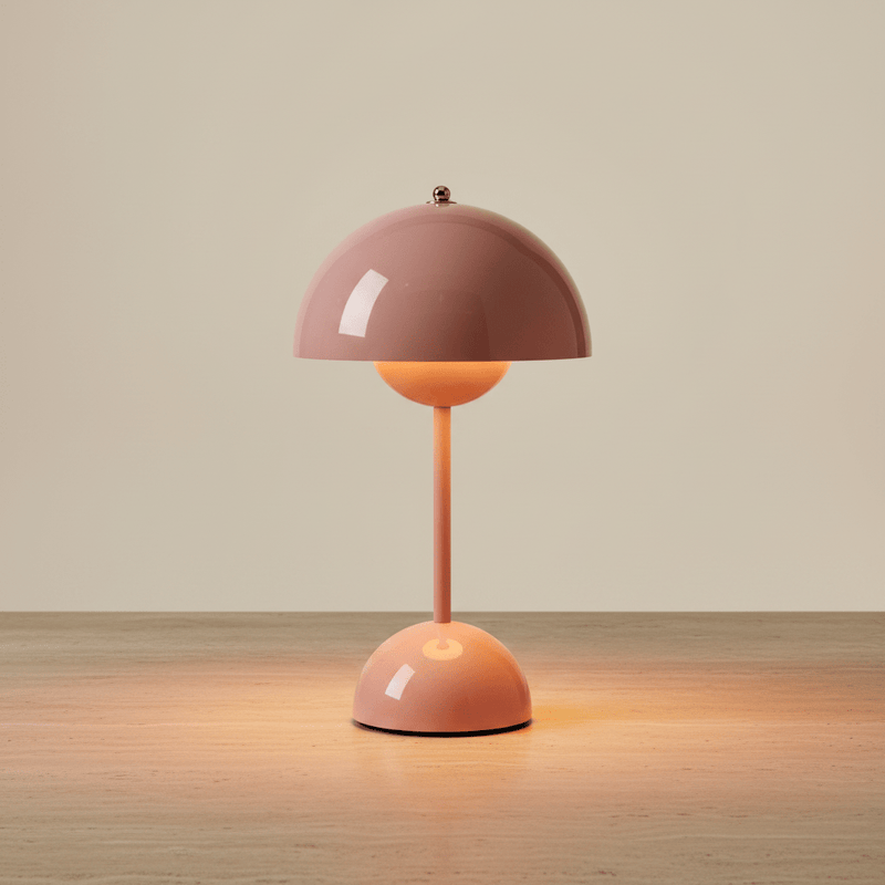 Zaevia Luna Cordless Mushroom Lamp - Table Lamp | Zaevia