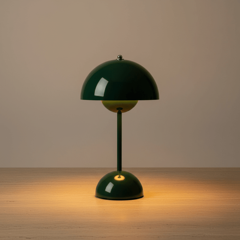 Zaevia Luna Cordless Mushroom Lamp - Table Lamp | Zaevia