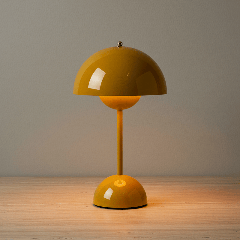 Zaevia Luna Cordless Mushroom Lamp - Table Lamp | Zaevia