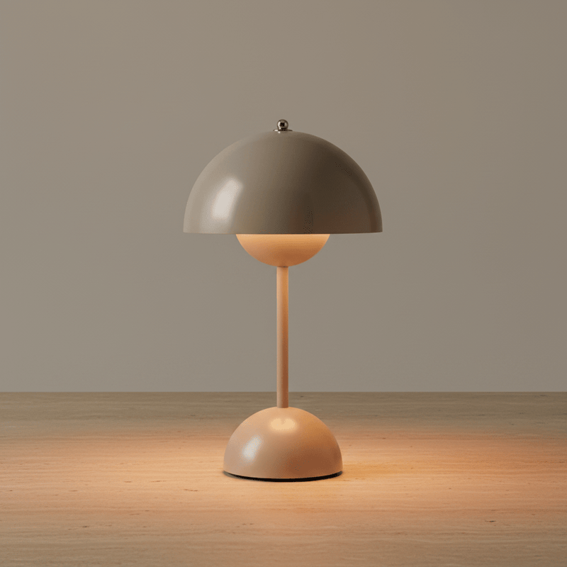 Zaevia Luna Cordless Mushroom Lamp - Table Lamp | Zaevia
