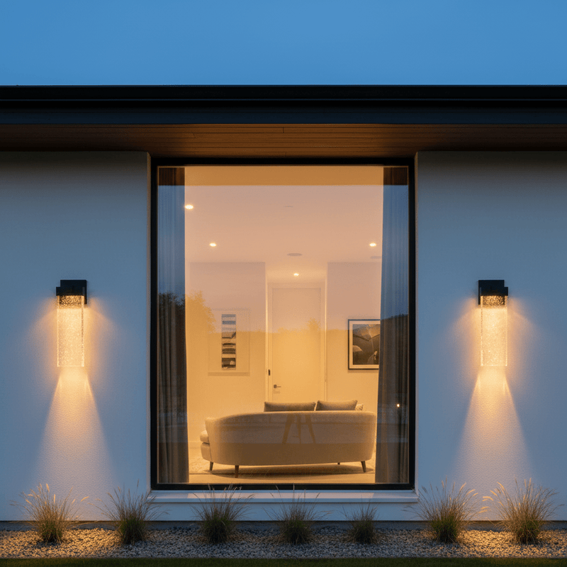 Zaevia Luxury Bubble Crystal Outdoor Wall Sconce - Wall Light | Zaevia