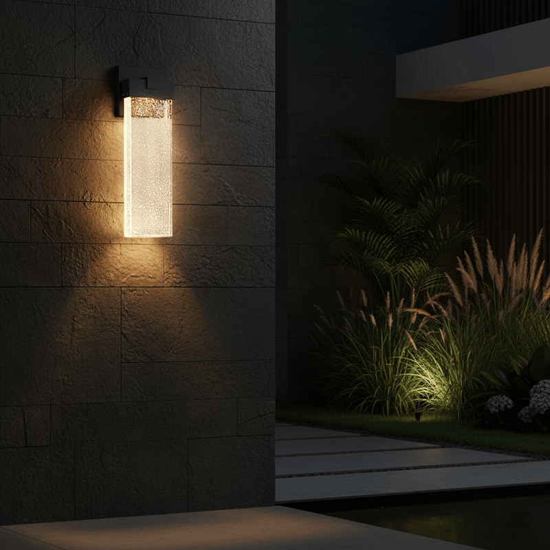 Zaevia Luxury Bubble Crystal Outdoor Wall Sconce - Wall Light | Zaevia