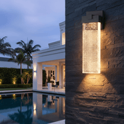 Zaevia Luxury Bubble Crystal Outdoor Wall Sconce - Wall Light | Zaevia