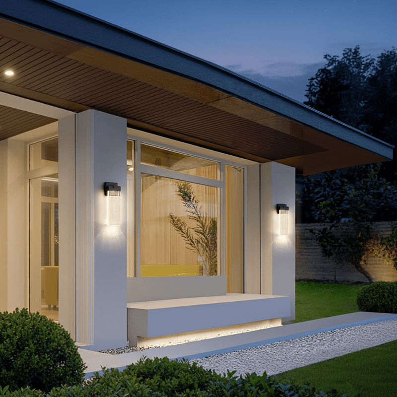Zaevia Luxury Bubble Crystal Outdoor Wall Sconce - Wall Light | Zaevia