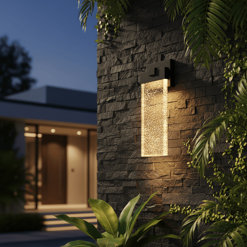 Zaevia Luxury Bubble Crystal Outdoor Wall Sconce - Wall Light | Zaevia