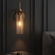 Lyra Arch Crackled Glass Wall Sconce - Lighting > Wall Lights > Wall Sconces > Diffused Light Wall Sconces | Zaevia