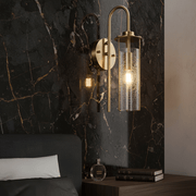 Lyra Arch Crackled Glass Wall Sconce - Lighting > Wall Lights > Wall Sconces > Diffused Light Wall Sconces | Zaevia