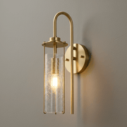 Lyra Arch Crackled Glass Wall Sconce - Lighting > Wall Lights > Wall Sconces > Diffused Light Wall Sconces | Zaevia
