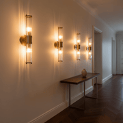 Zaevia Lyra Modern Fluted Glass Wall Sconce - Lighting > Wall Lights > Wall Sconces > Up & Down Wall Sconces | Zaevia