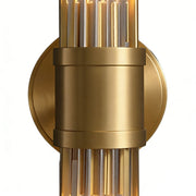 Zaevia Lyra Modern Fluted Glass Wall Sconce - Lighting > Wall Lights > Wall Sconces > Up & Down Wall Sconces | Zaevia
