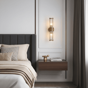 Zaevia Lyra Modern Fluted Glass Wall Sconce - Lighting > Wall Lights > Wall Sconces > Up & Down Wall Sconces | Zaevia