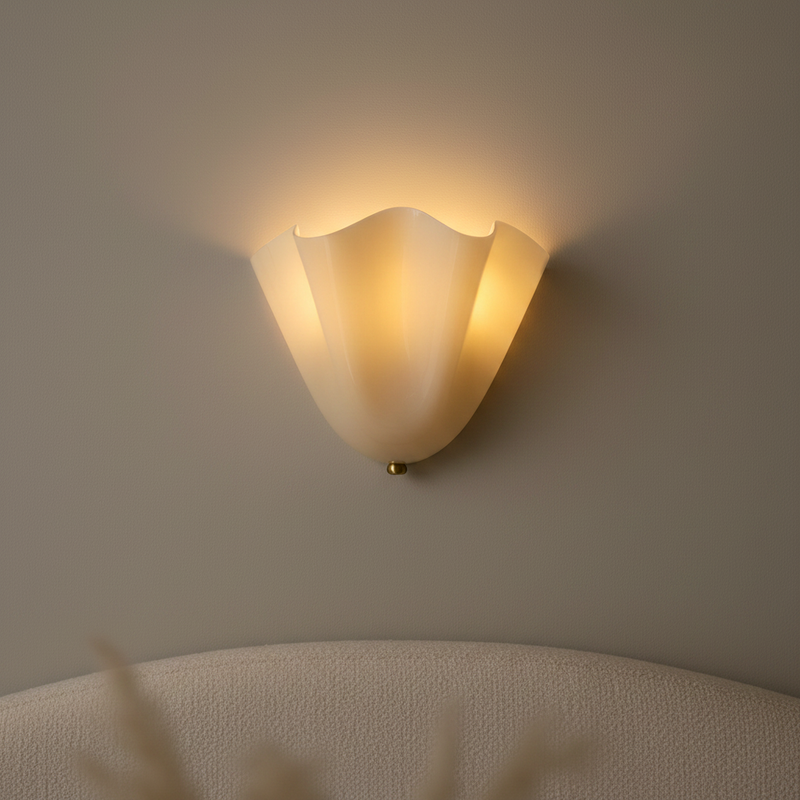 Petal Glass Sculptural Wall Sconce