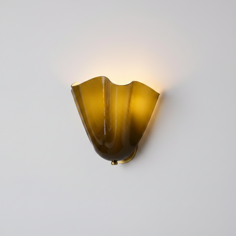 Petal Glass Sculptural Wall Sconce