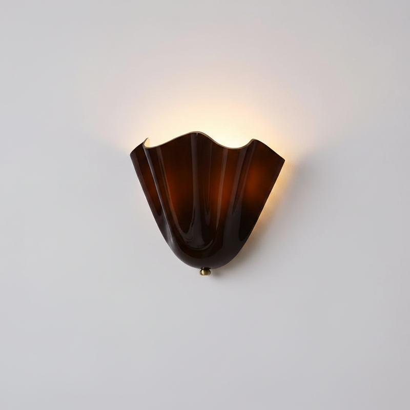 Petal Glass Sculptural Wall Sconce