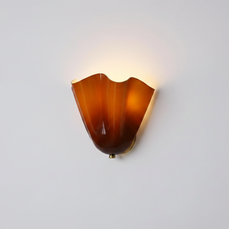 Petal Glass Sculptural Wall Sconce