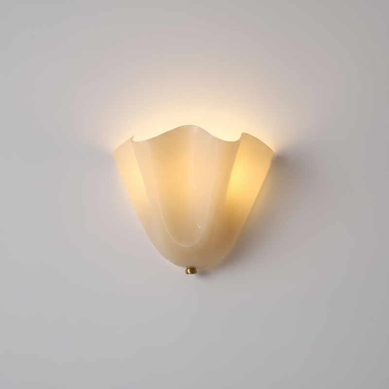 Petal Glass Sculptural Wall Sconce