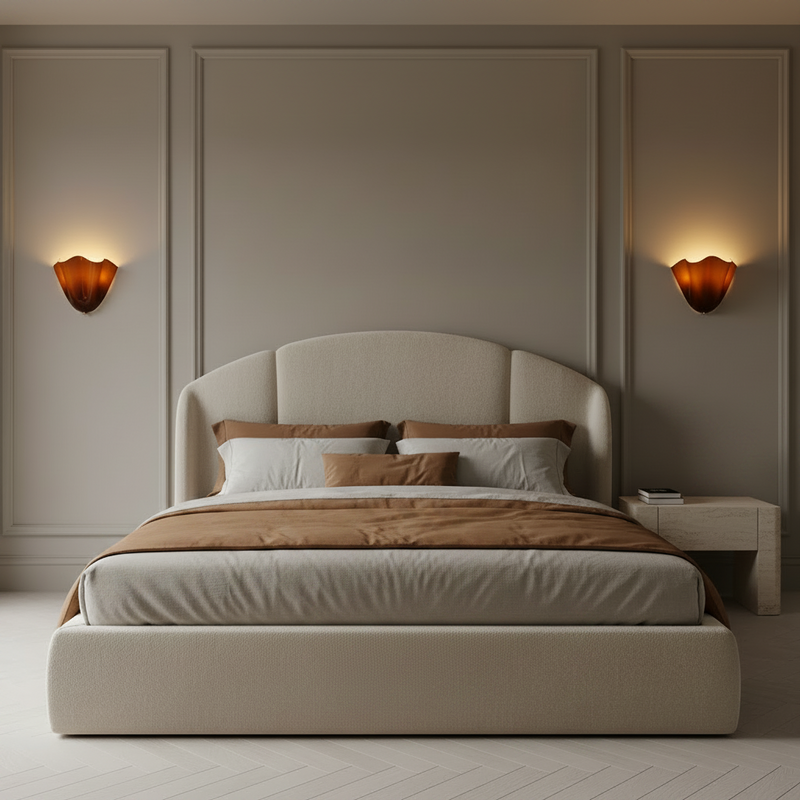 Petal Glass Sculptural Wall Sconce
