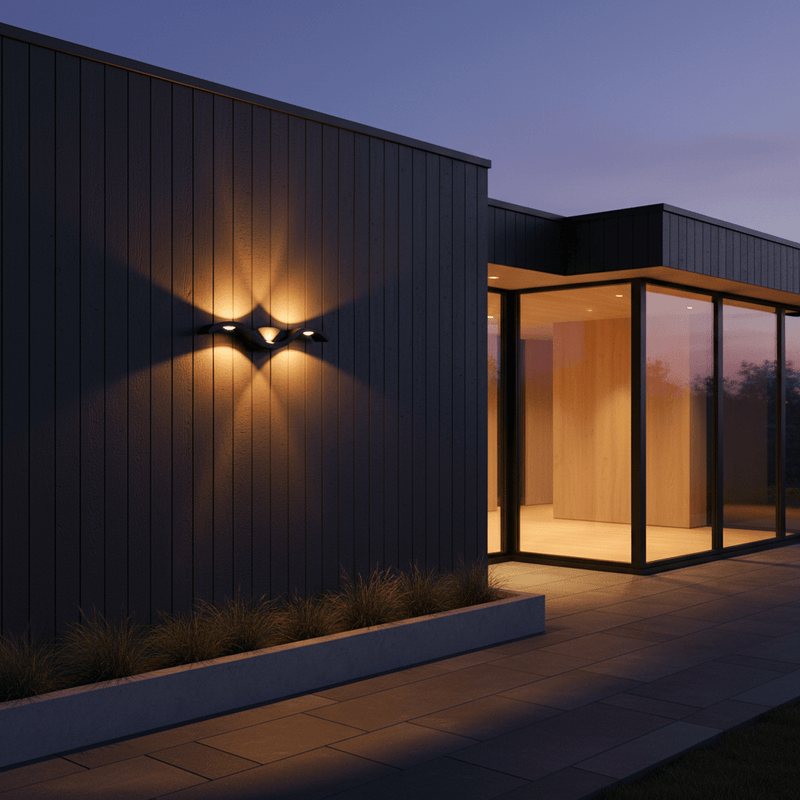 Miko Seagull Architectural Sconce - Lighting > Outdoor Lighting > Outdoor Wall Lighting > Up & Down Wall Lights | Zaevia