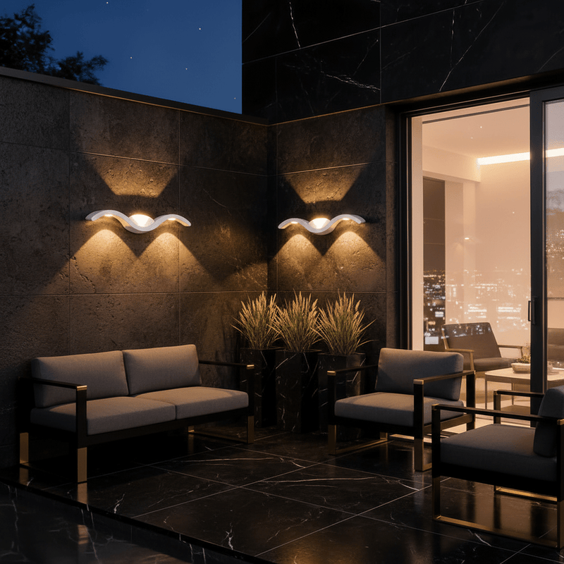 Miko Seagull Architectural Sconce - Lighting > Outdoor Lighting > Outdoor Wall Lighting > Up & Down Wall Lights | Zaevia