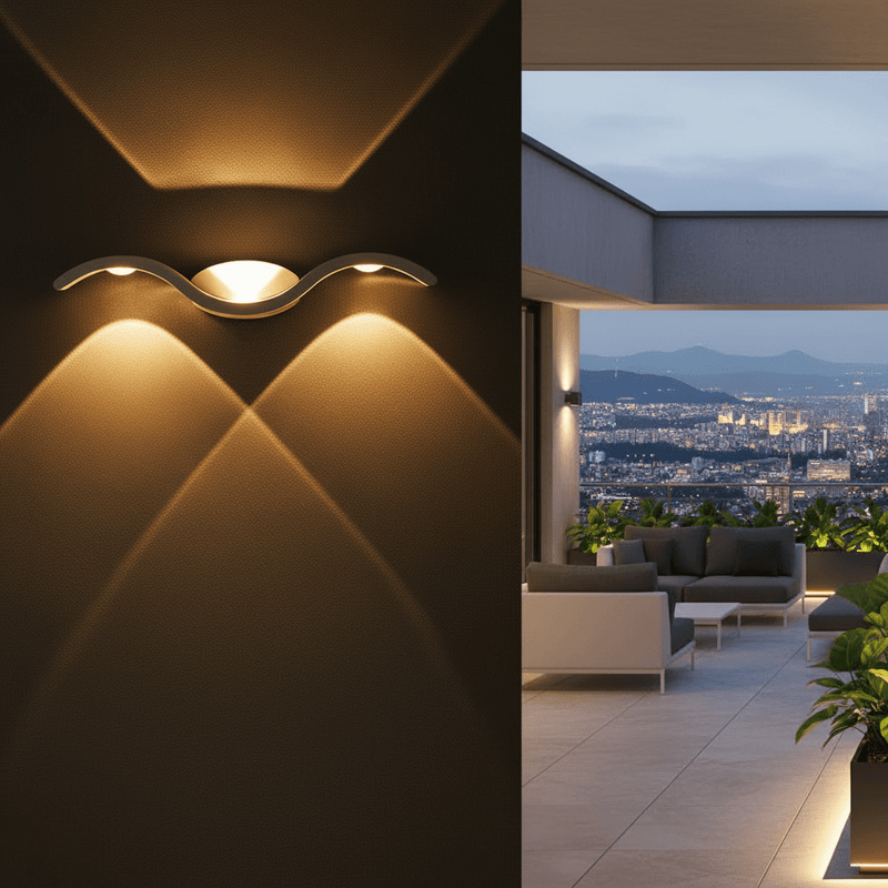 Miko Seagull Architectural Sconce - Lighting > Outdoor Lighting > Outdoor Wall Lighting > Up & Down Wall Lights | Zaevia