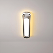 Minimalist Capsule LED Ceiling Light with Halo Backlight - Ceiling Light | Zaevia