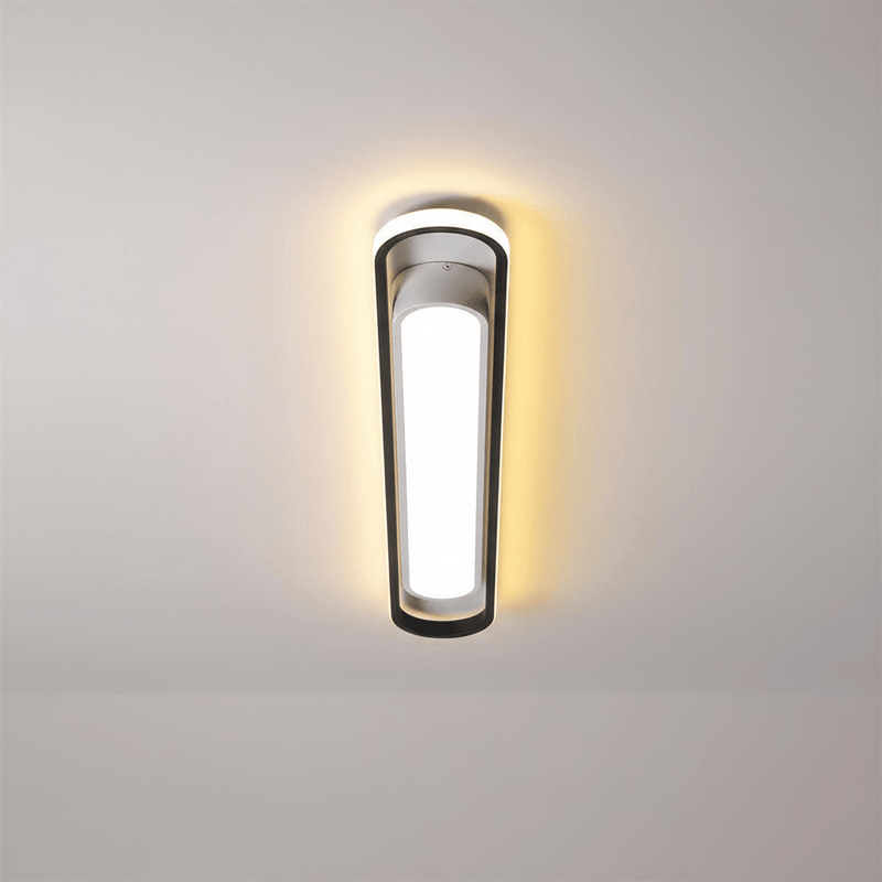 Minimalist Capsule LED Ceiling Light with Halo Backlight - Ceiling Light | Zaevia