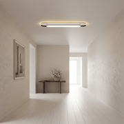 Minimalist Capsule LED Ceiling Light with Halo Backlight - Ceiling Light | Zaevia