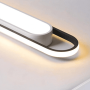 Minimalist Capsule LED Ceiling Light with Halo Backlight - Ceiling Light | Zaevia
