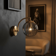 Zaevia Mirella Curved Loop Wall Sconce - Lighting > Wall Lights > Wall Sconces > Diffused Light Wall Sconces | Zaevia