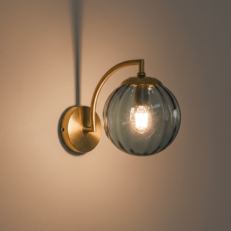 Zaevia Mirella Curved Loop Wall Sconce - Lighting > Wall Lights > Wall Sconces > Diffused Light Wall Sconces | Zaevia