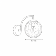 Zaevia Mirella Curved Loop Wall Sconce - Lighting > Wall Lights > Wall Sconces > Diffused Light Wall Sconces | Zaevia