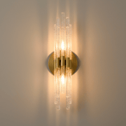 Aurelia Architectural Fluted Crystal Sconce - Lighting > Wall Lights > Wall Sconces > Diffused Light Wall Sconces | Zaevia
