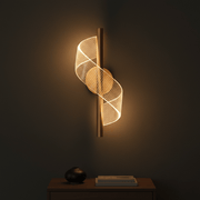 Modern Spiral Wave Wall Sconce - Wall Light | Zaevia