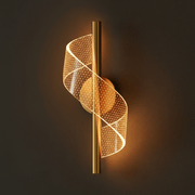 Modern Spiral Wave Wall Sconce - Wall Light | Zaevia