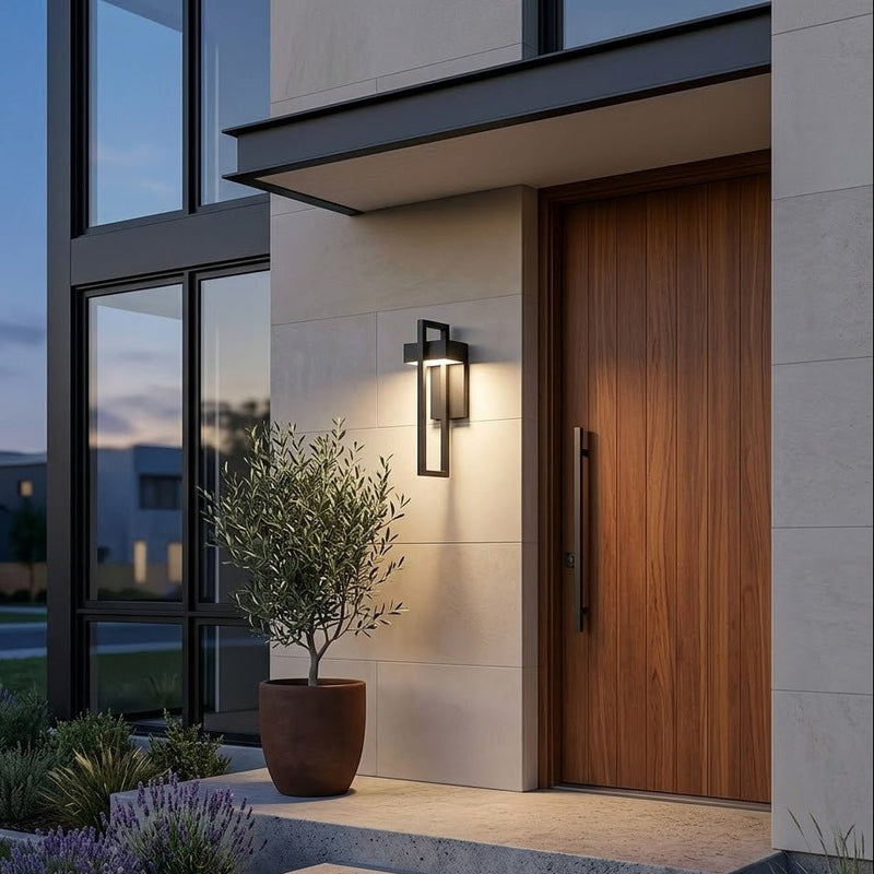 Zaevia Monolith Geometric LED Wall Sconce - | Zaevia