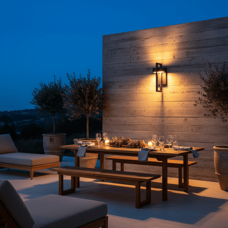Zaevia Monolith Geometric LED Wall Sconce - | Zaevia