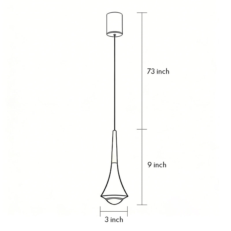 Nara Elongated Mini Pendant Light