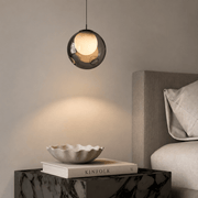 Nebula Smoked Glass Orb Pendant Light - Lighting > Ceiling Lights > Pendant Lighting > Mini Pendants | Zaevia