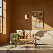 Nordic Wood & Metal Cylinder Pendant Light - Pendant Light | Zaevia