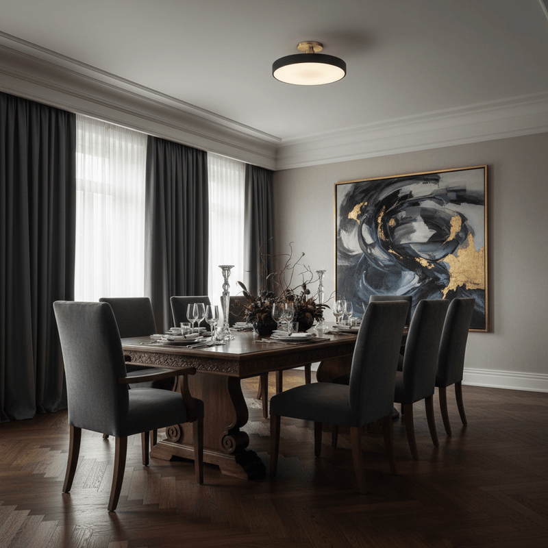 Nordic Flush Mount LED Ceiling Light - Ceiling Light | Zaevia