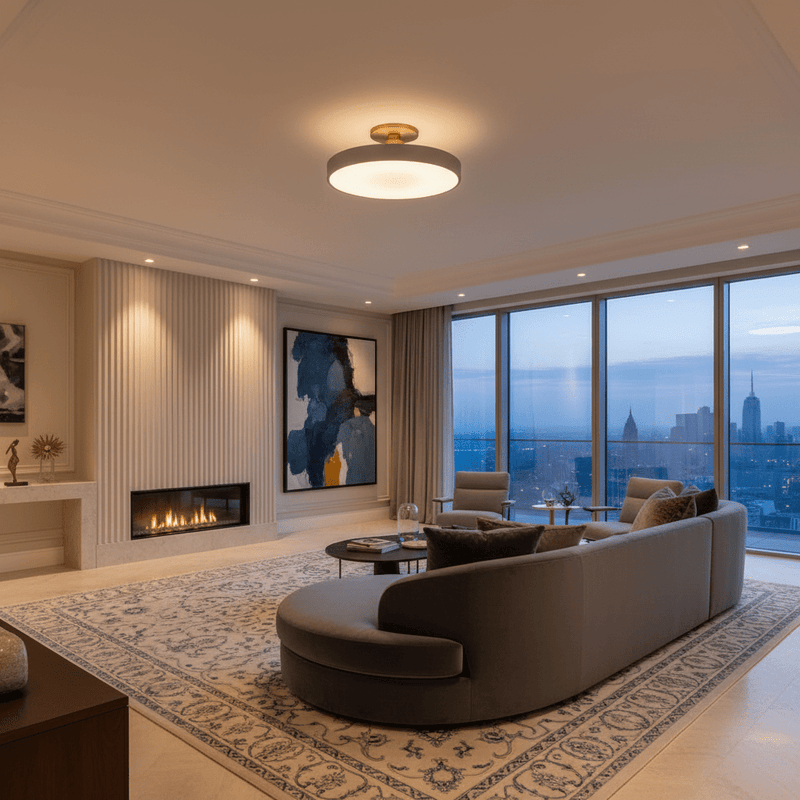 Nordic Flush Mount LED Ceiling Light - Ceiling Light | Zaevia