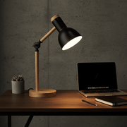 Zaevia Nordic Wooden LED Desk Lamp - Table Lamp | Zaevia