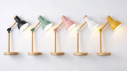 Zaevia Nordic Wooden LED Desk Lamp - Table Lamp | Zaevia
