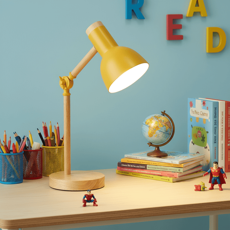 Zaevia Nordic Wooden LED Desk Lamp - Table Lamp | Zaevia