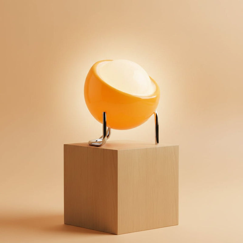 Zaevia Orbit: Mid - Century Orb Table Lamp - Table Lamp | Zaevia