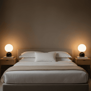 Zaevia Orb: Minimalist Marble Table Lamp - Table Lamp | Zaevia