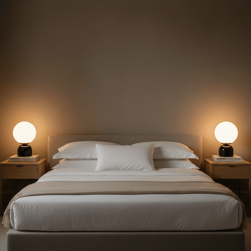 Zaevia Orb: Minimalist Marble Table Lamp - Table Lamp | Zaevia