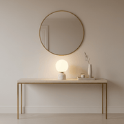 Zaevia Orb: Minimalist Marble Table Lamp - Table Lamp | Zaevia